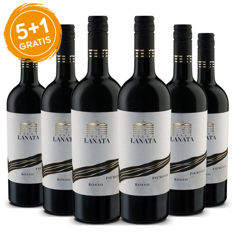 Piemonte Rosso DOC 2017 - Villa Lanata [5+1 gratis]