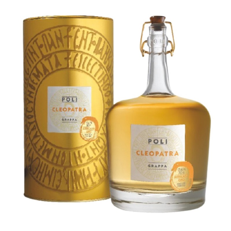 Grappa Cleopatra Moscato Oro - Poli [Astucciata. 0.70 lt]