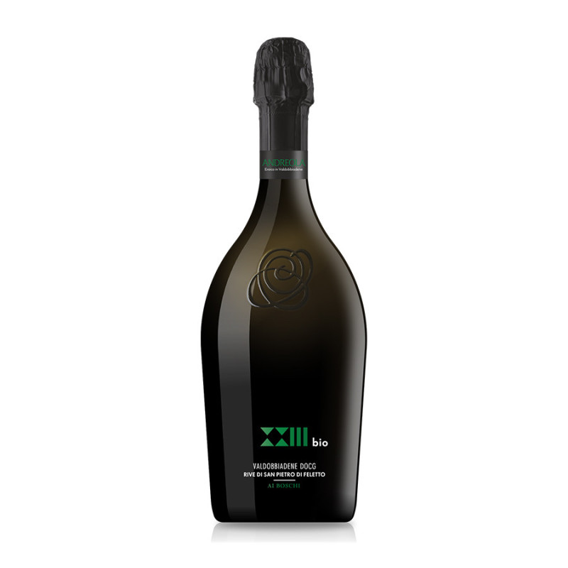 Prosecco Rive di S. Pietro Valdobbiadene Superiore DOCG BIO Brut XXIII Ai Boschi - Andreola
