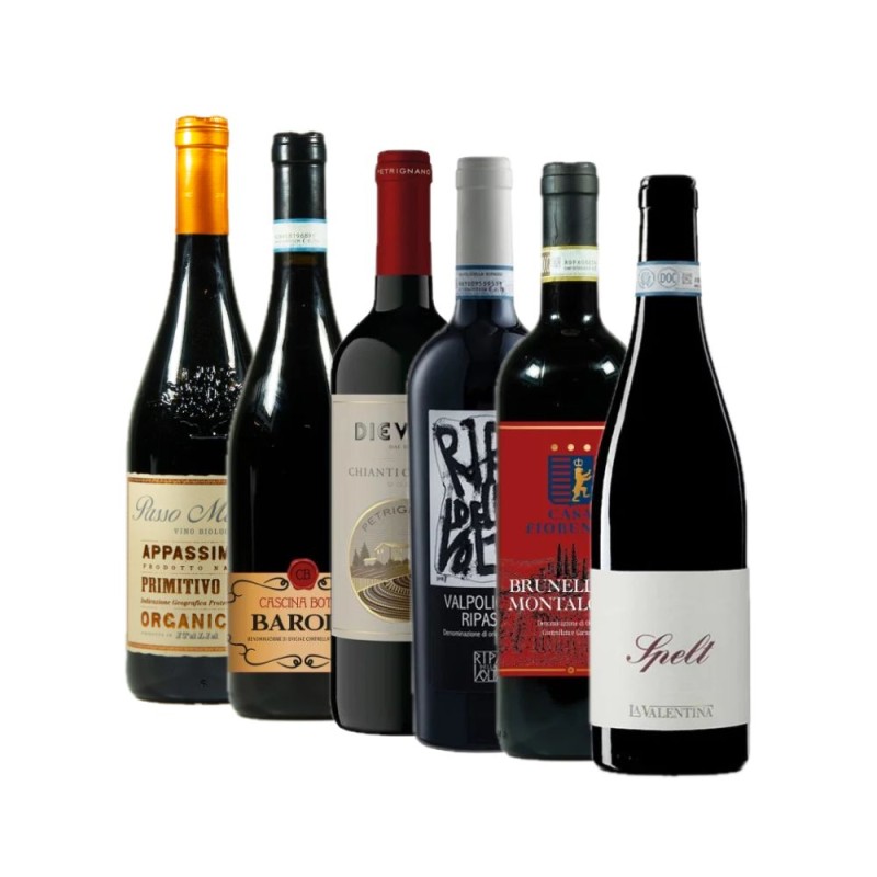 Tasting Box Red Wine "Full Body" [6 bottles]