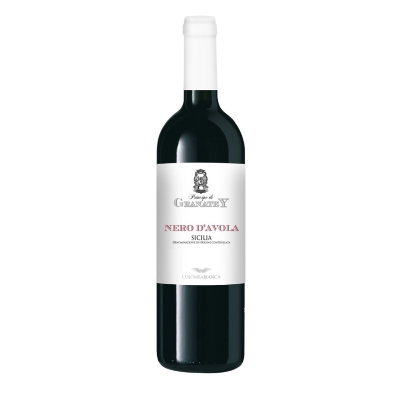 Nero d'Avola Terre Siciliane IGT Principe di Granatey 2023 - Colomba Bianca
