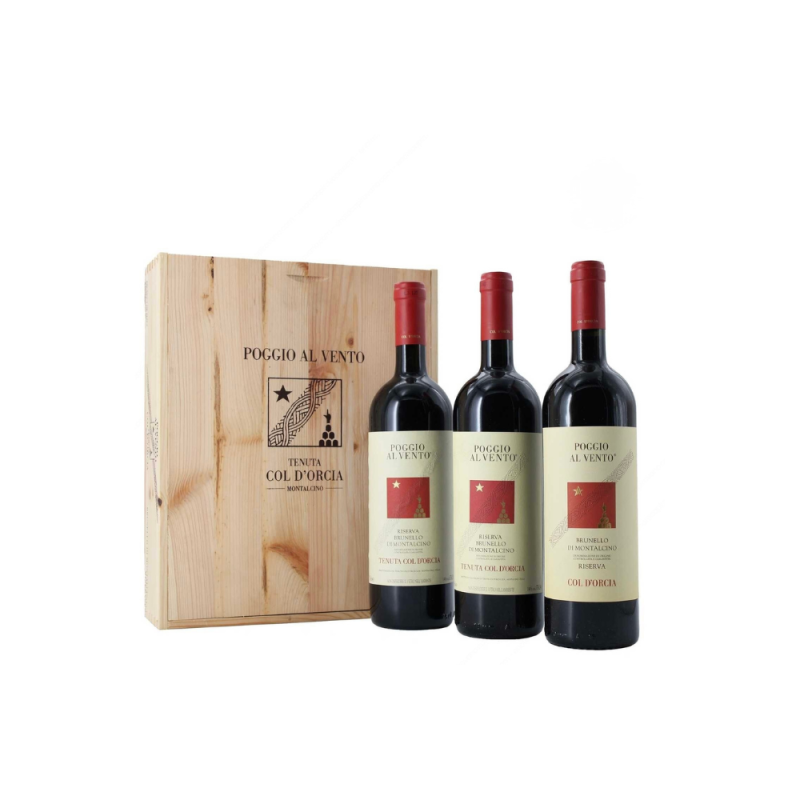 Brunello di Montalcino Riserva DOCG Poggio al Vento [box anno 2001,2012,2015] - Col d'Orcia