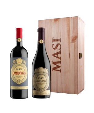 Box Degustazione Masi  Amarone Costasera + Campofiorin [Cassetta in legno, 2 bt]