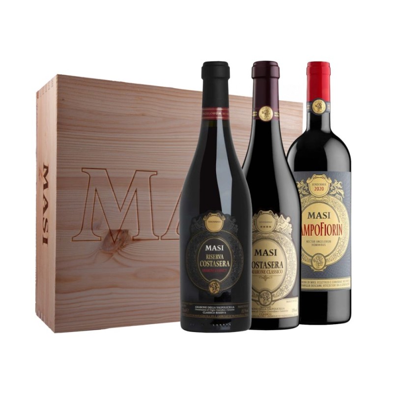 Box Degustazione Costasera + Costasera Riserva + Campofiorin [Cassetta in legno 3 bt]