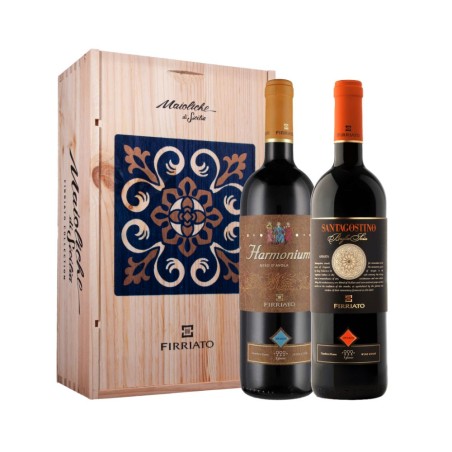 Box Degustazione Harmonium + Sant'Agostino - Firriato [Cassetta di legno, 2 bt]