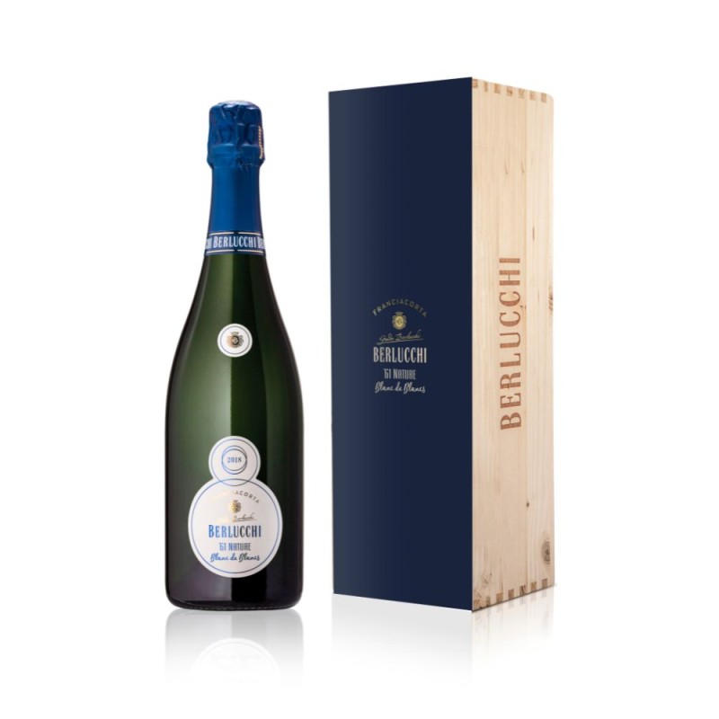 Franciacorta DOCG Blanc de Blancs Nature '61 Millesimato 2018 - Berlucchi [Cassetta Legno Luxury]