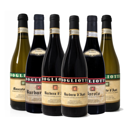 Box Degustazione Piemonte "Etichette Storiche" Dogliotti [6 bottiglie]