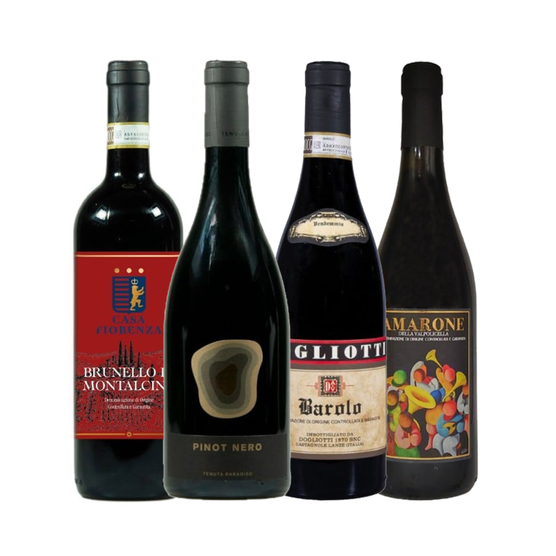 Box Degustazione Grandi Vini d'Italia [4 bottiglie]