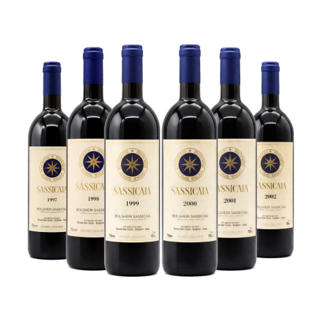Sassicaia Verticale 1997/2002 - Tenuta San Guido [6 bottiglie]