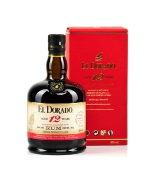 Rum Demerara El Dorado 12 Anni [0.70 lt, Astucciato]