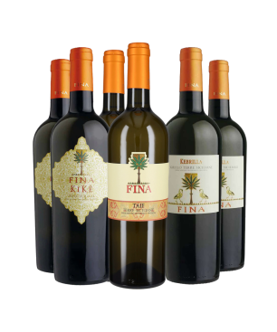 Box Degustazione Bianchi Sicilia Kebrilla + Taif + Kikè 2025 - Cantine Fina [6 bot]
