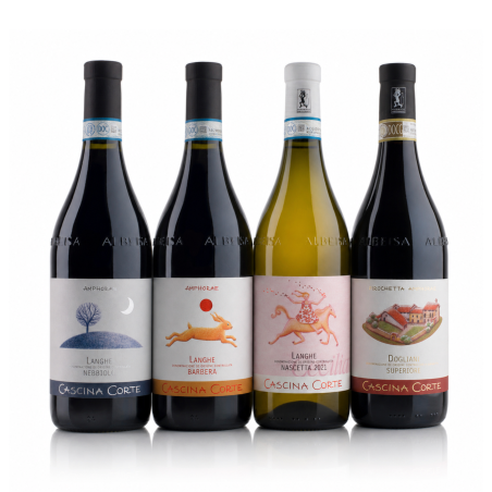 Box Degustazione Piemonte Amphorae - Cascina Corte [4 bot]