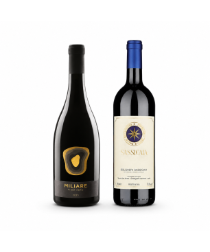 Box Grandi Rossi Sassicaia 2023 + Miliare 2023 [2 bot]