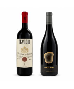 Box Grandi Rossi Tignanello 2023 + Pinot Nero 2022 [2 bot]
