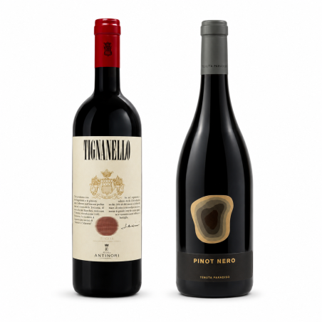 Box Grandi Rossi Tignanello 2023 + Pinot Nero 2022 [2 bot]