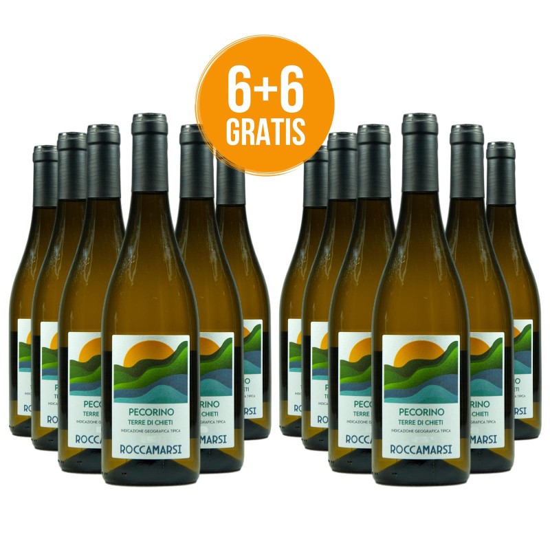 Pecorino Terre di Chieti IGT 2025 - Roccamarsi [6+6 Gratis]