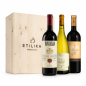 Box Degutazione Tignanello + Badia a Passignano G.R. + Cervaro della Sala - Antinori [Cassetta in legno 3 bt]