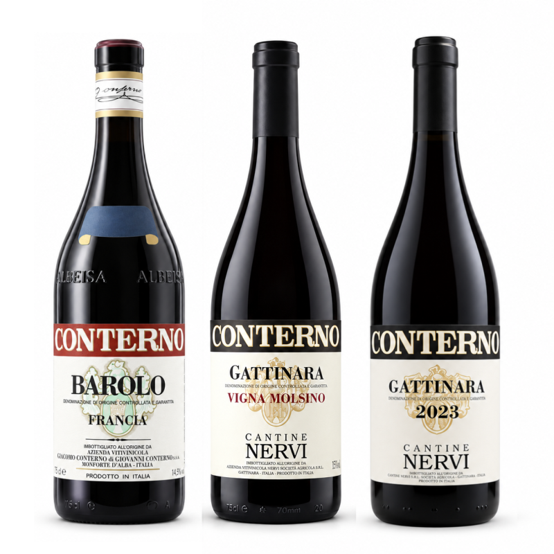 Francia Gattinara Cru Box - Giacomo Conterno [3 bottles] *Pre-Order*