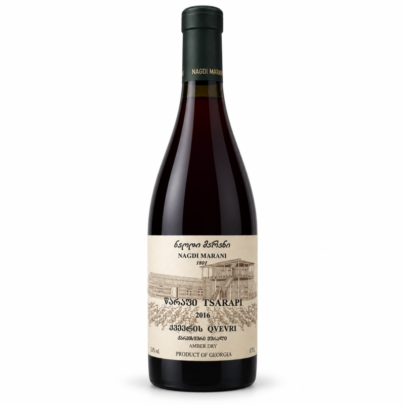 Tsarapi Rkatsiteli Qvevri Orange Wine Georgia 2016 - Nagdi Marani Tsarapi Rkatsiteli Qvevri Orange Wine Georgia 2016 - Nagdi Marani