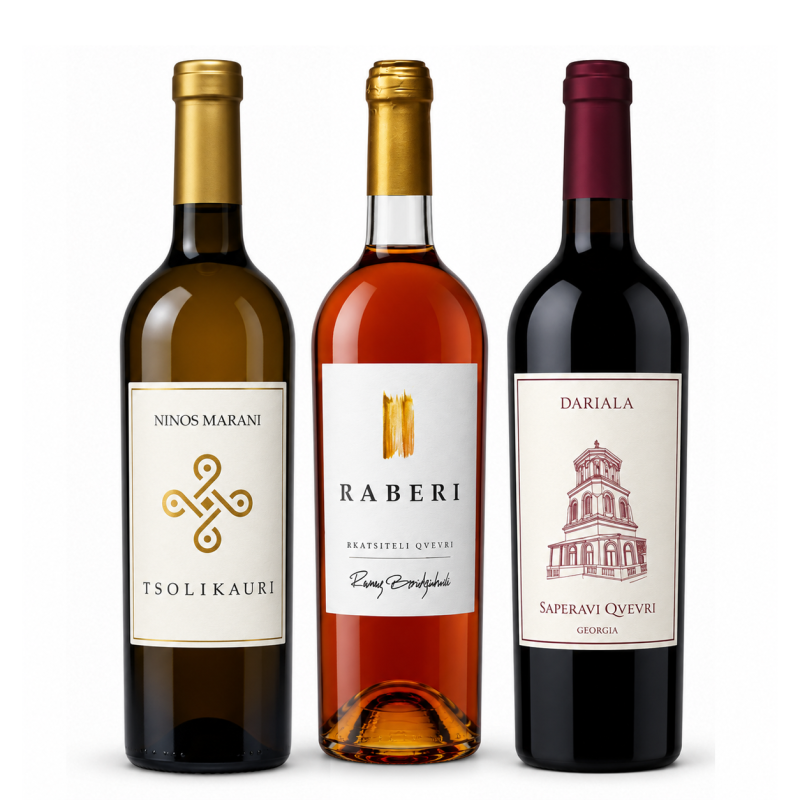 Georgia In Amphora Tasting Box [3 bottles]