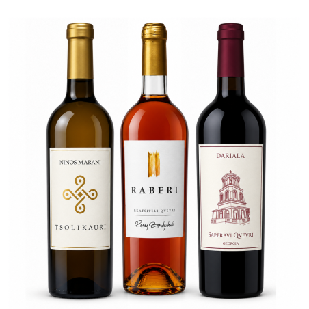 Georgia In Amphora Tasting Box [3 bottles]